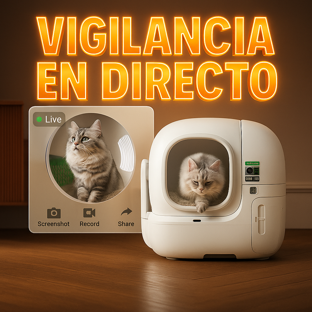 Arenero Autolimpiable Premium | Para un hogar limpio y sin olores